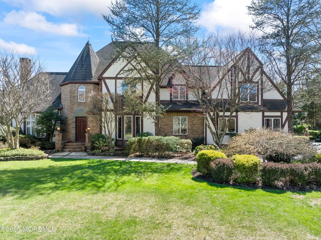 Exterior, Facade, Brick Facade, Tudor Revival