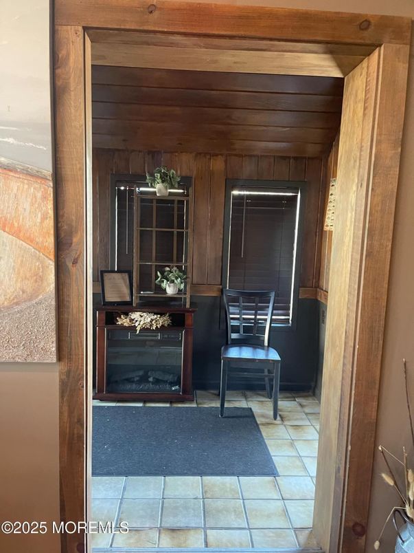 Fireplace, Interior, Wooden Walls