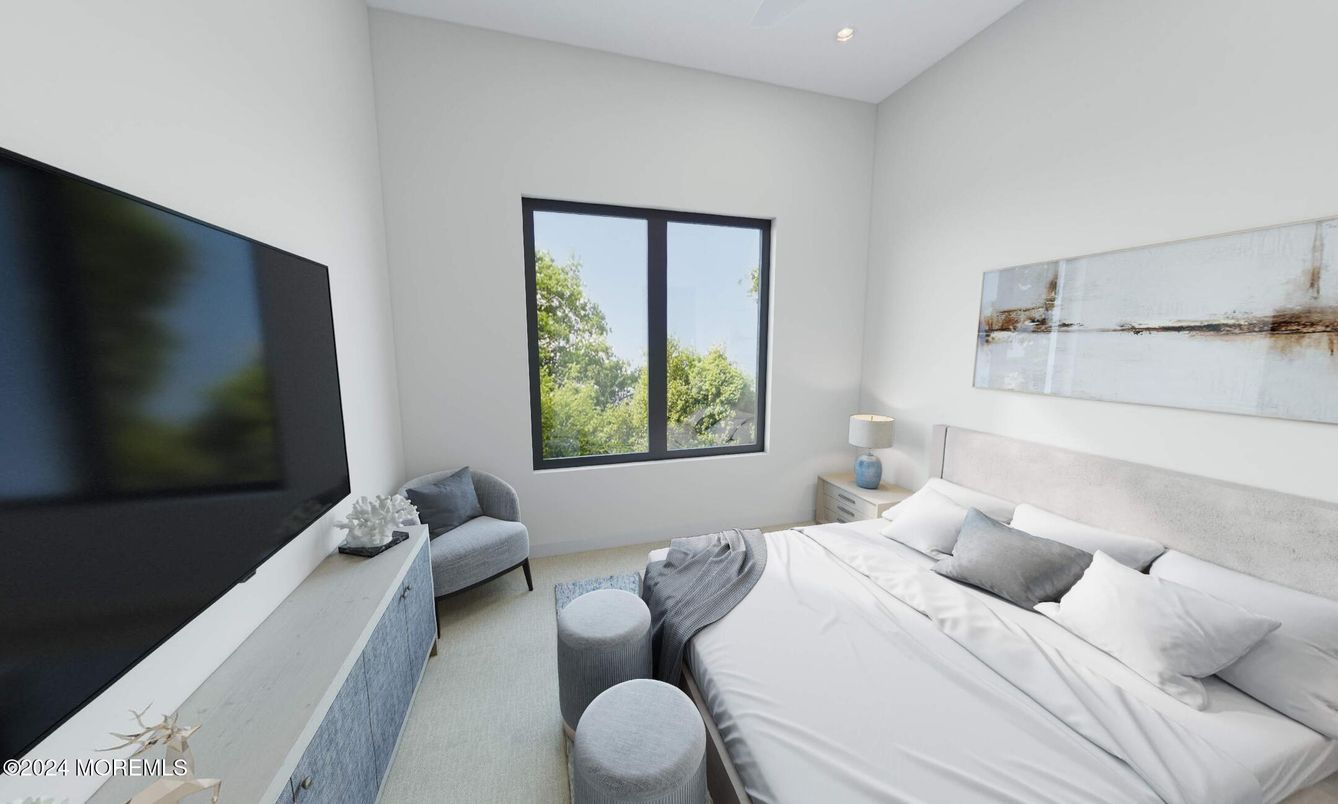 Bedroom, Interior, Recessed Lighting