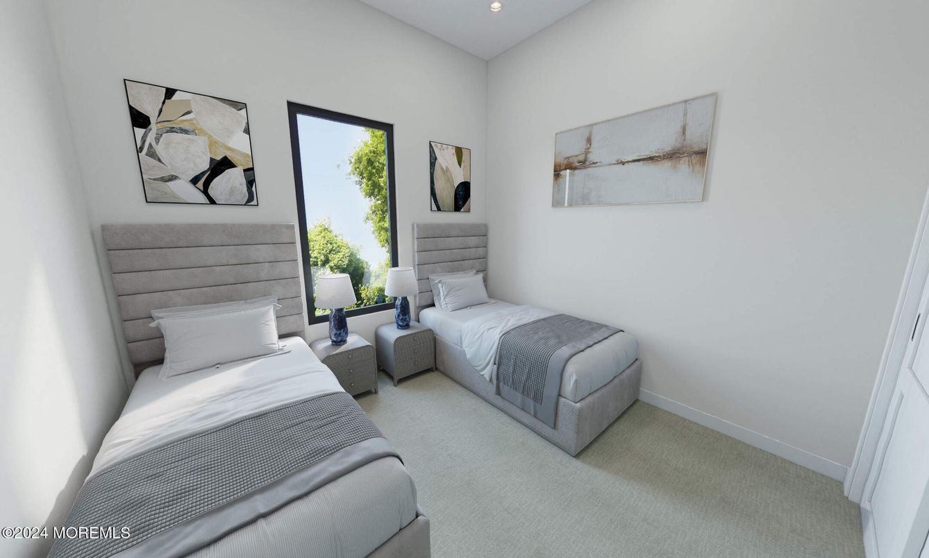 Bedroom, Interior, Recessed Lighting