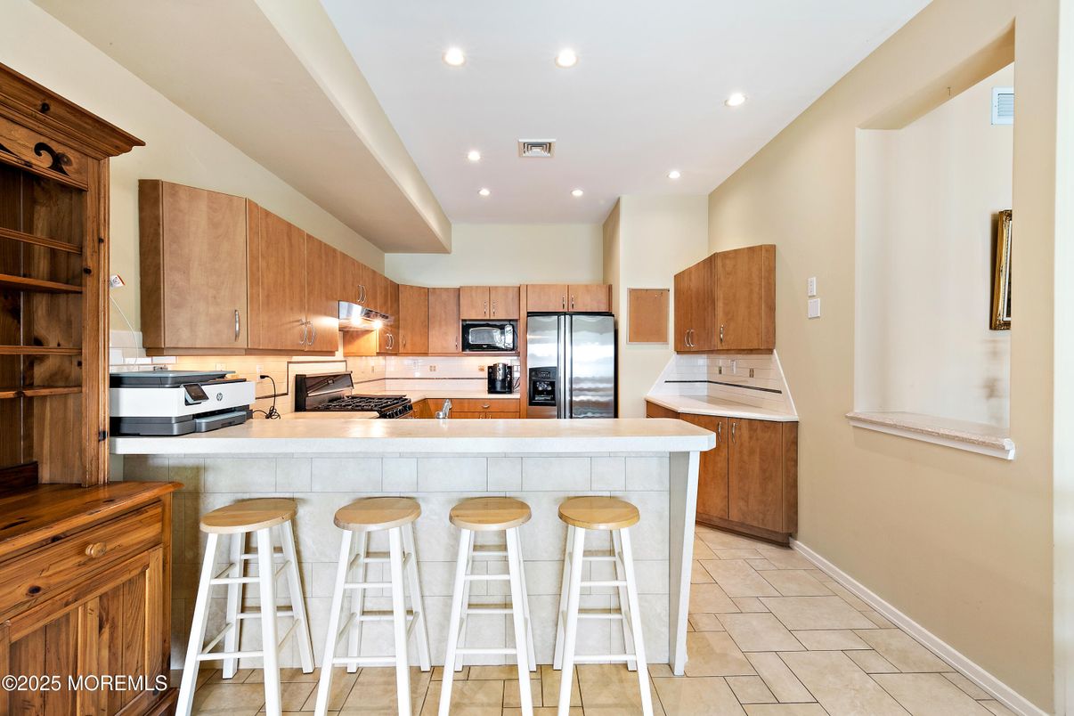 Interior, Kitchen, Recessed Lighting, Stainless Steel Appliances
