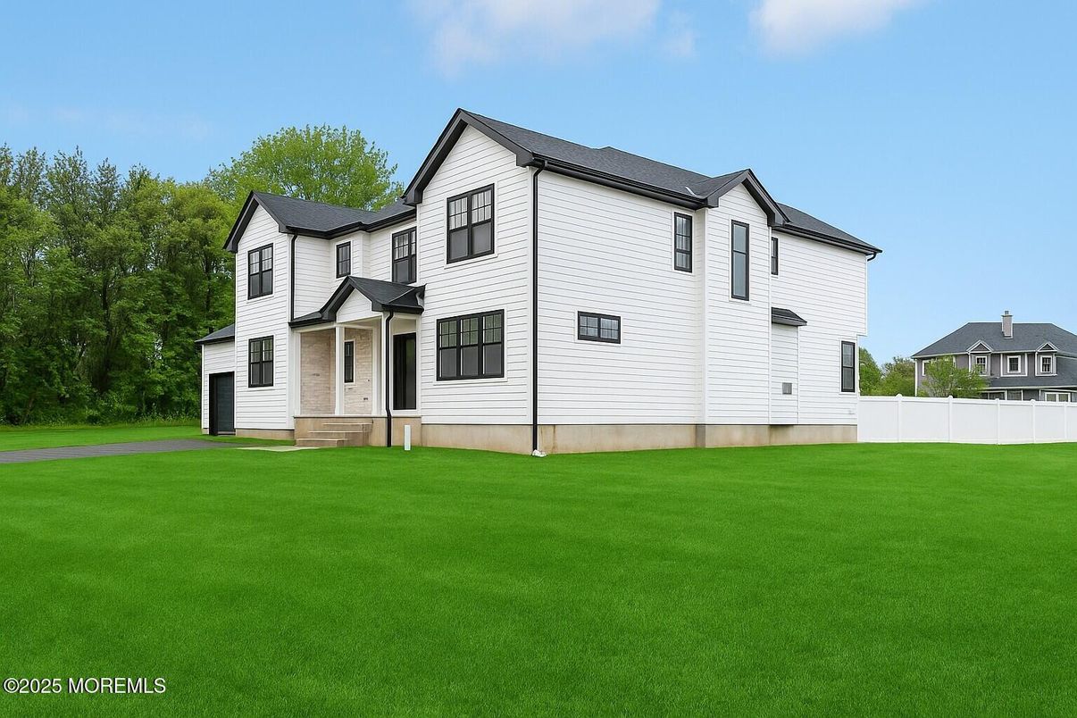 Attached, Backyard, Exterior, Facade, Farmhouse