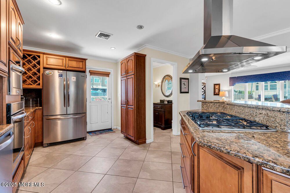 Interior, Kitchen, Recessed Lighting, Stainless Steel Appliances