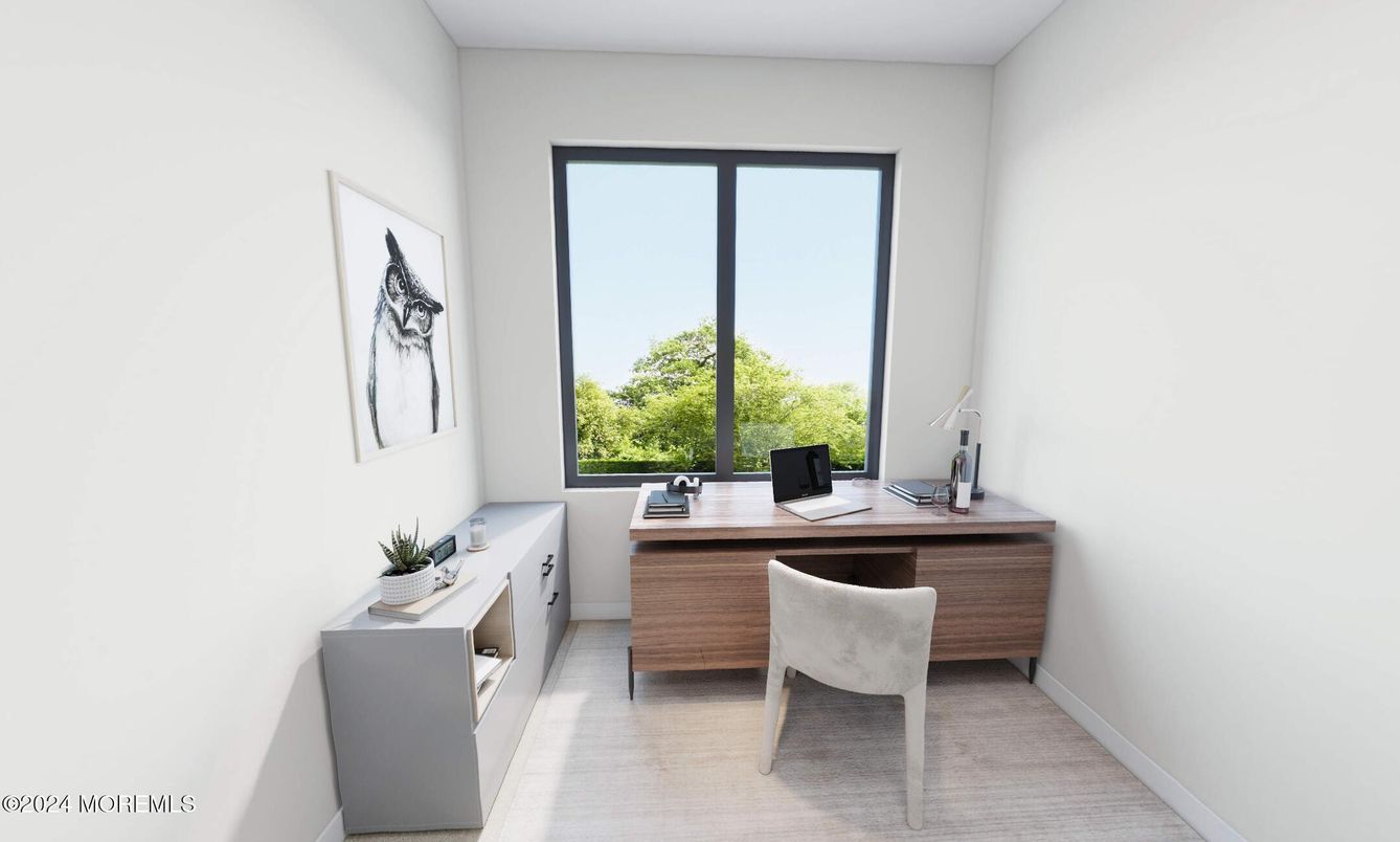 Home Office, Interior, Wood Texture Flooring