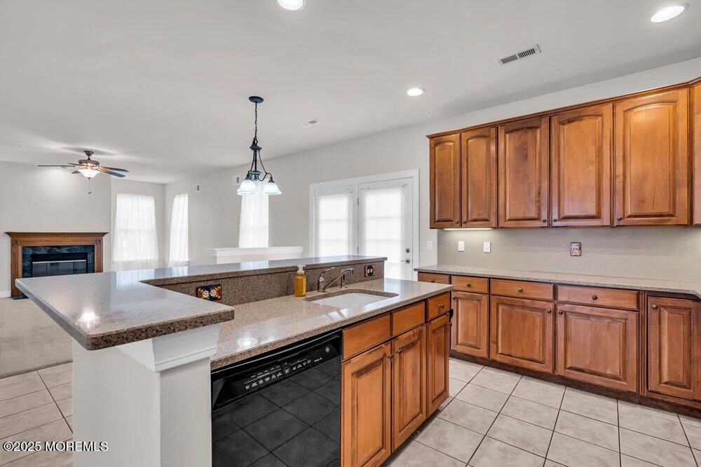 Interior, Kitchen, Pendant Lights, Recessed Lighting