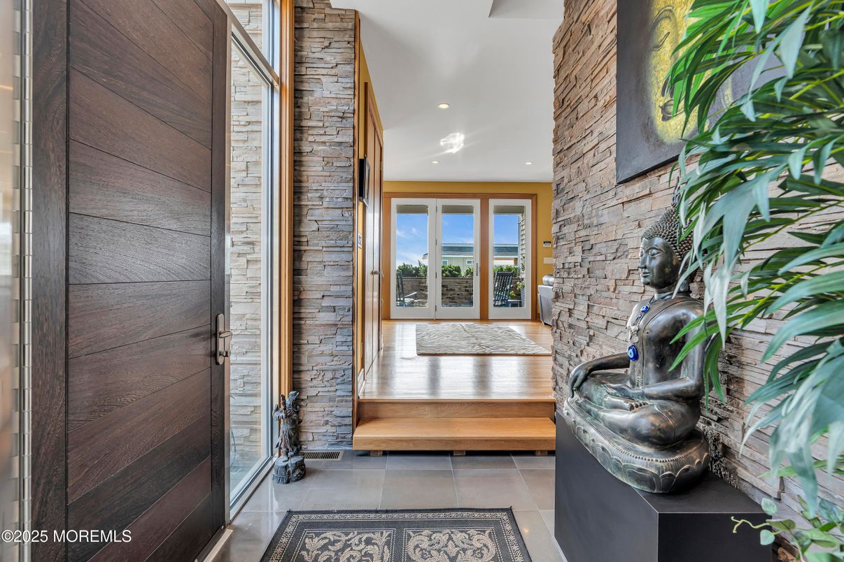 Interior, Recessed Lighting, Stone Walls