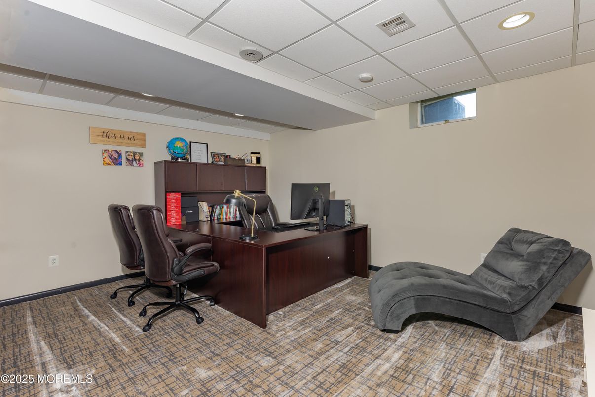 Home Office, Interior, Recessed Lighting