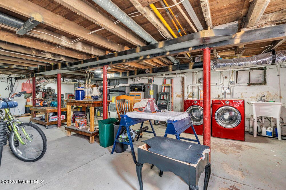 Interior, Utility Closets, Washer, Wooden Beams, Wooden Ceilings