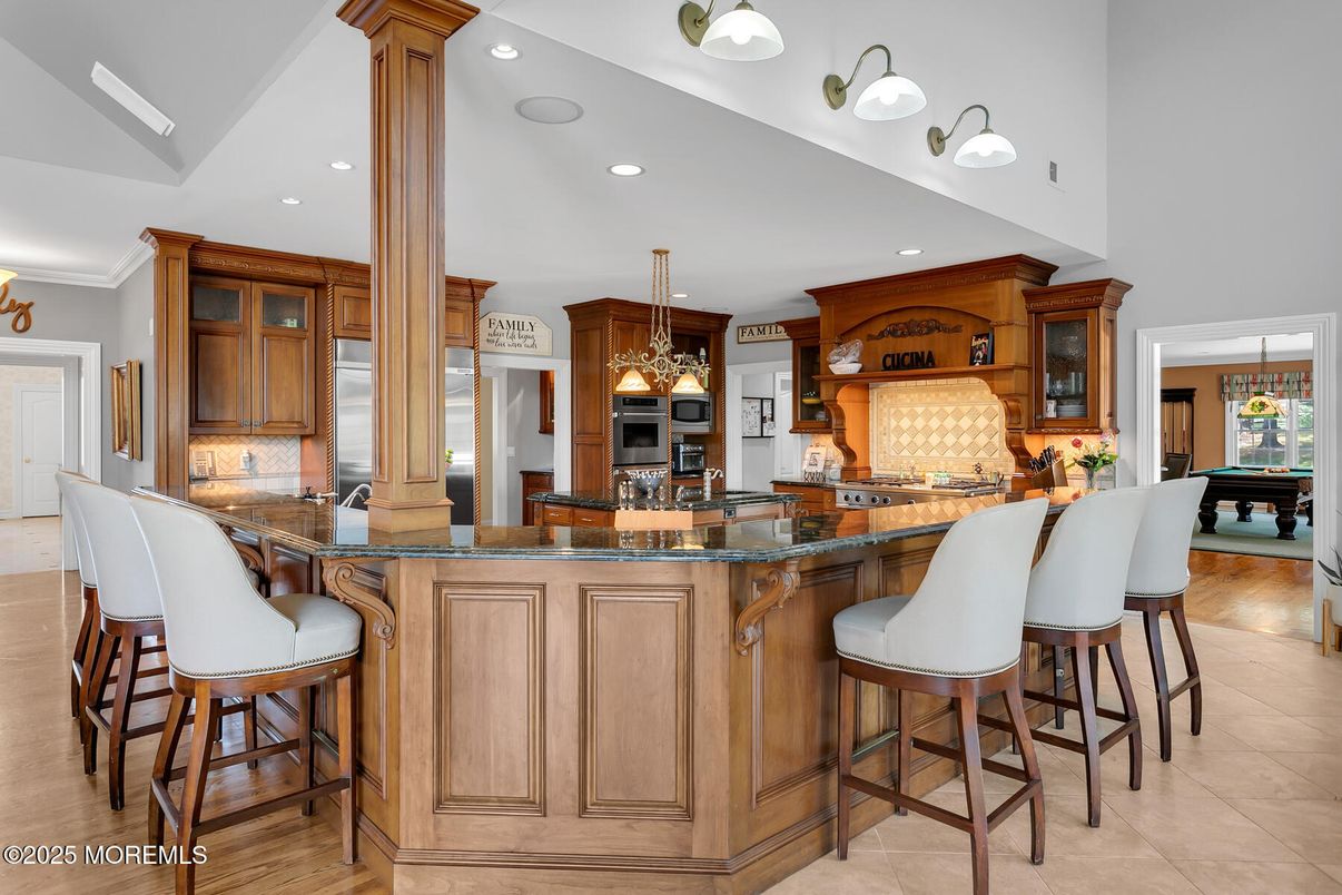 Interior, Kitchen, Pendant Lights, Recessed Lighting