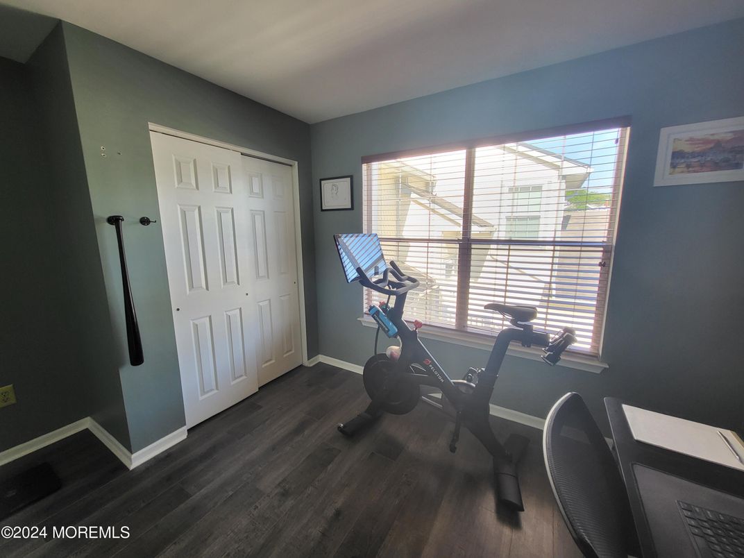 Fitness Equipment, Interior, Wood Texture Flooring