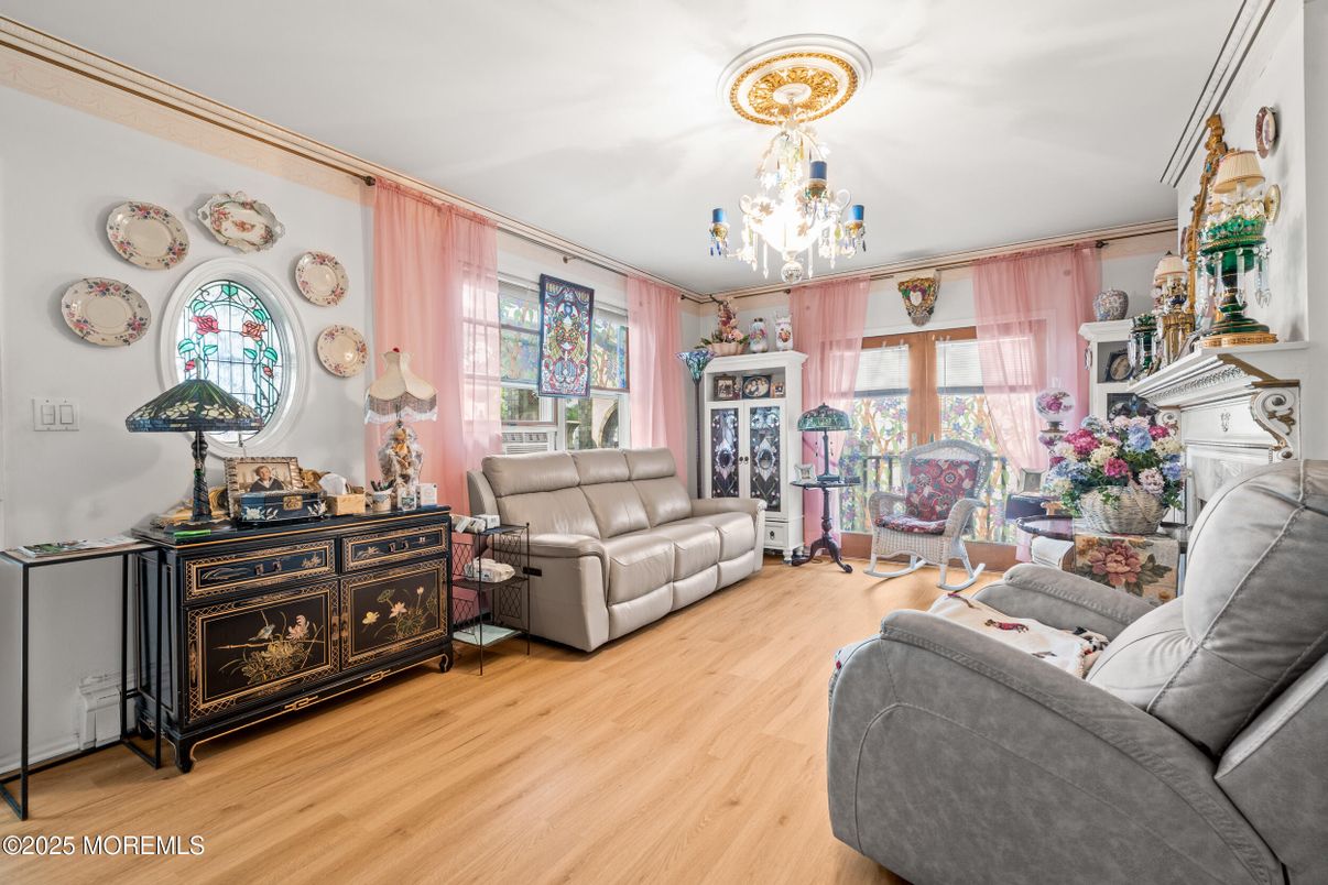 Chandelier, Interior, Living room, Wood Texture Flooring