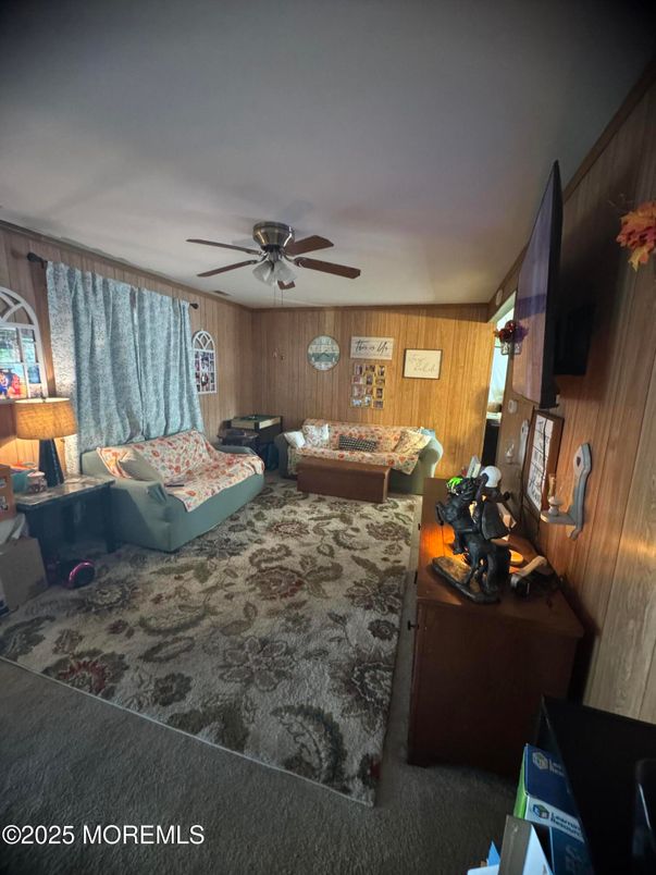 Interior, Living room, Wooden Walls