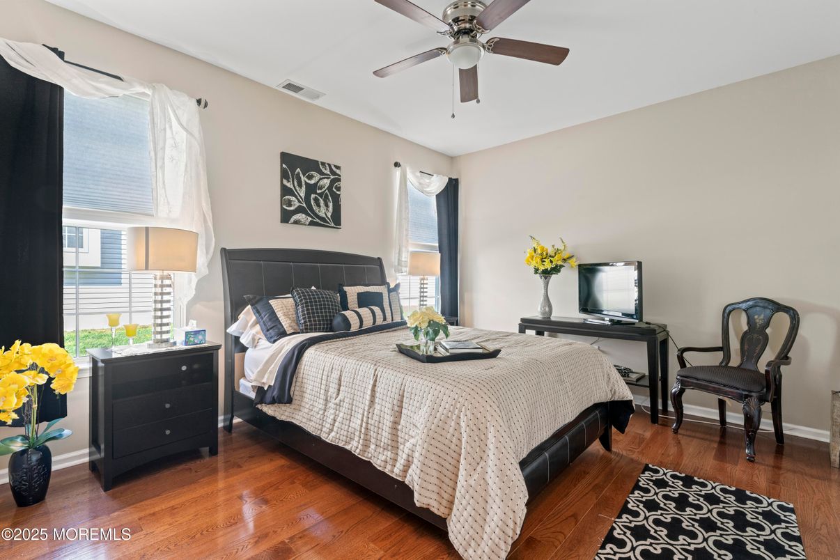Bedroom, Interior, Wood Texture Flooring