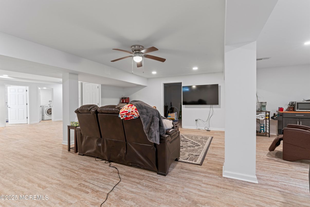 Interior, Living room, Recessed Lighting