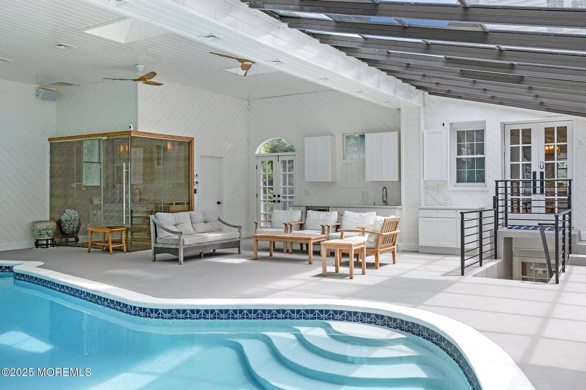 Glass Ceilings, Interior, Living room, Pool, Sun Room