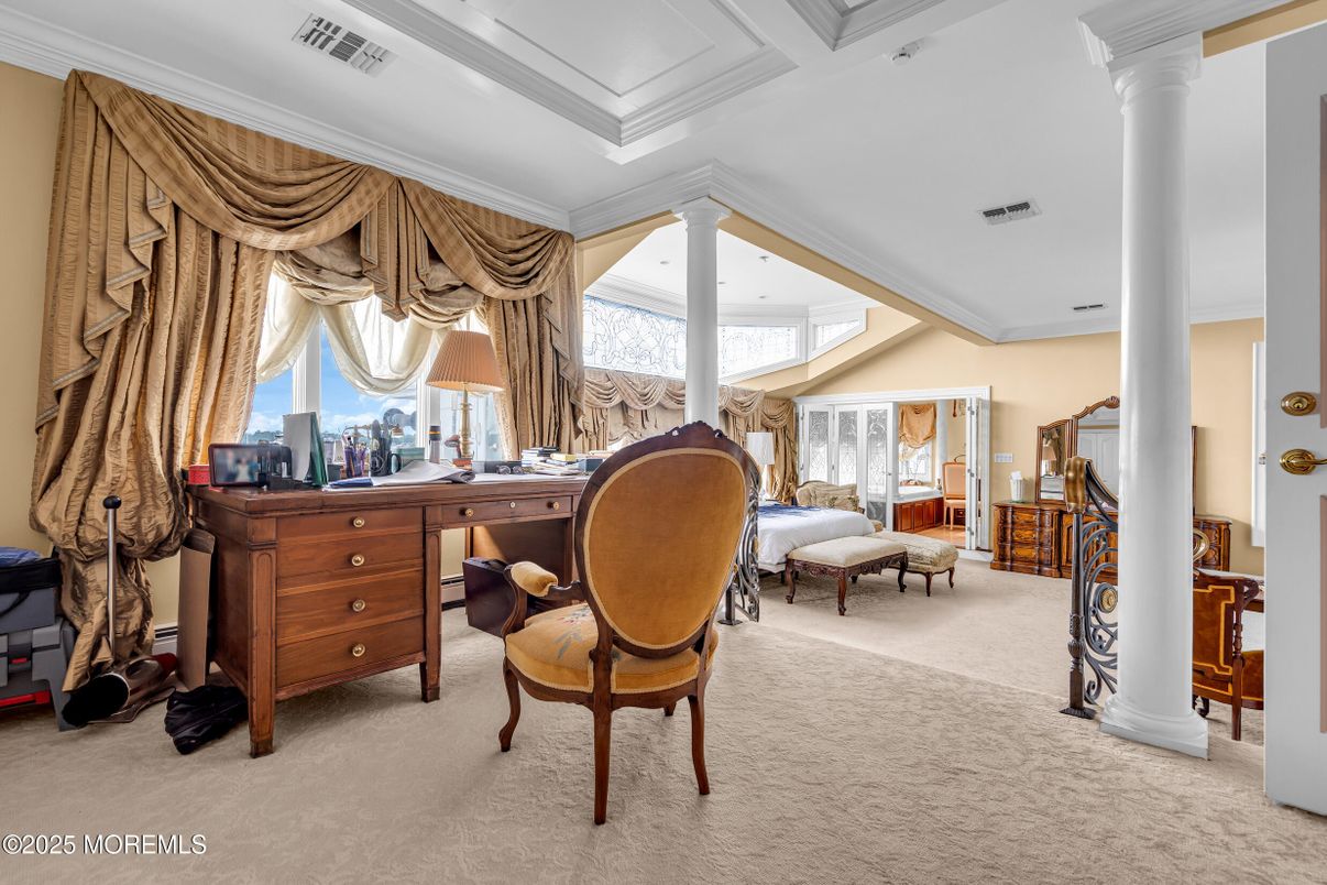 Home Office, Interior, Recessed Lighting