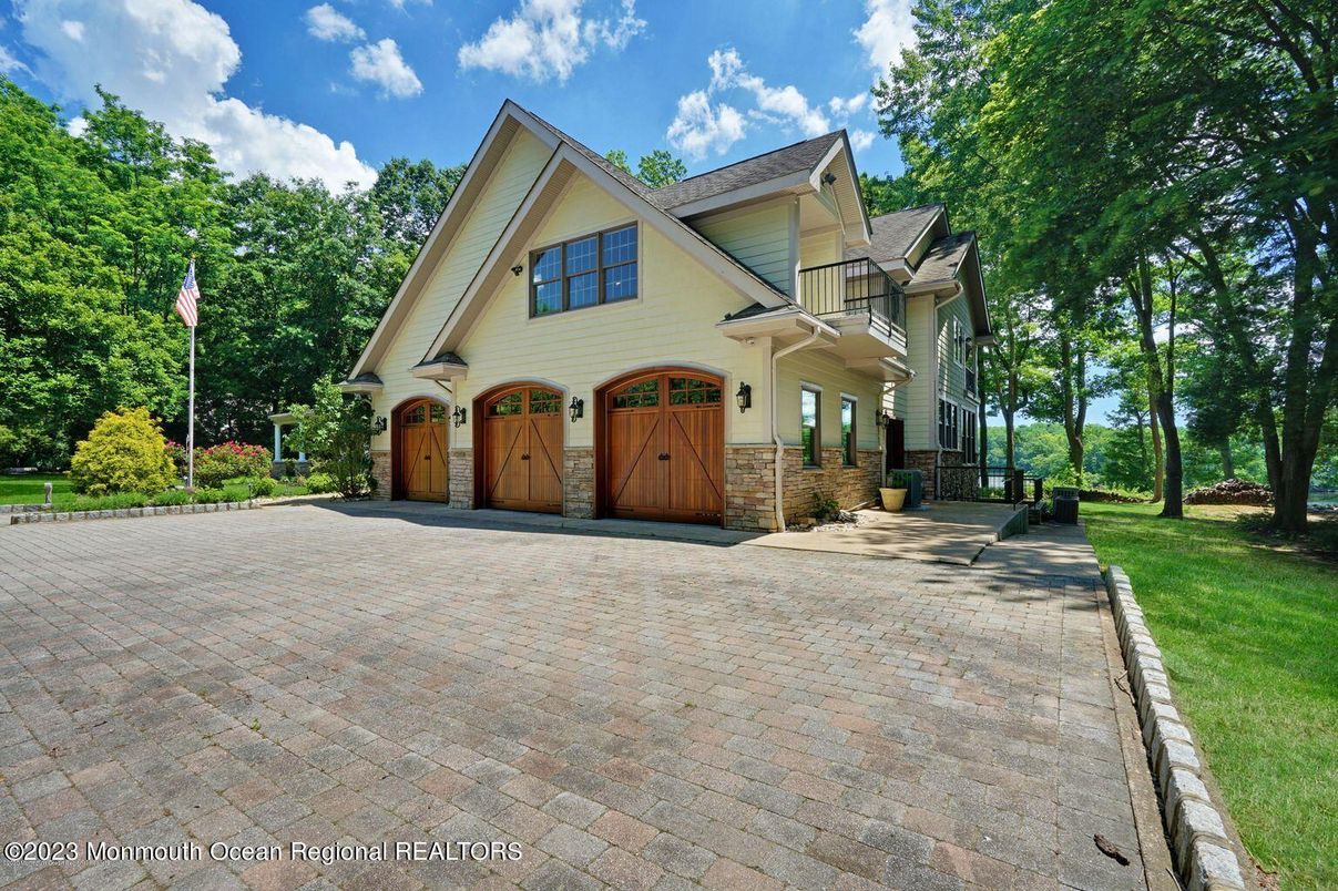 Attached, Backyard, Exterior, Facade, Farmhouse