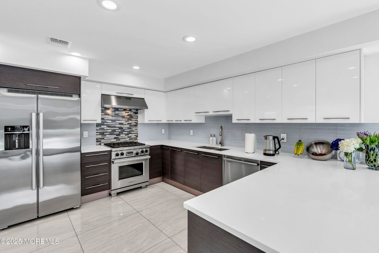 Interior, Kitchen, Recessed Lighting, Stainless Steel Appliances