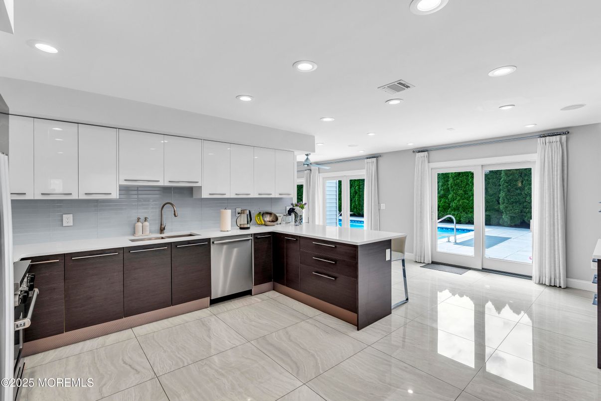 Interior, Kitchen, Recessed Lighting, Stainless Steel Appliances