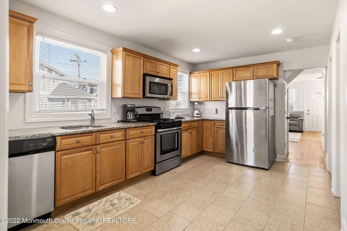 Interior, Kitchen, Recessed Lighting, Stainless Steel Appliances