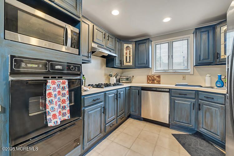 Interior, Kitchen, Recessed Lighting, Stainless Steel Appliances