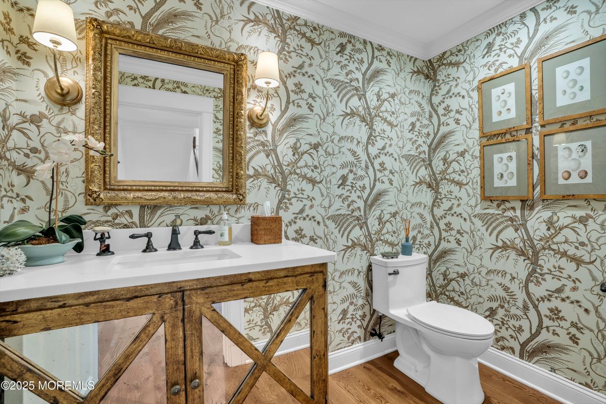 Bathroom, Interior, Wood Texture Flooring