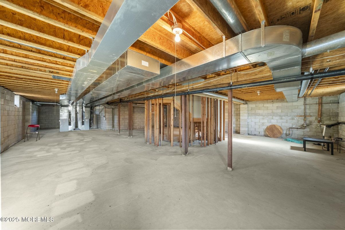 Interior, Stone Walls, Wooden Beams