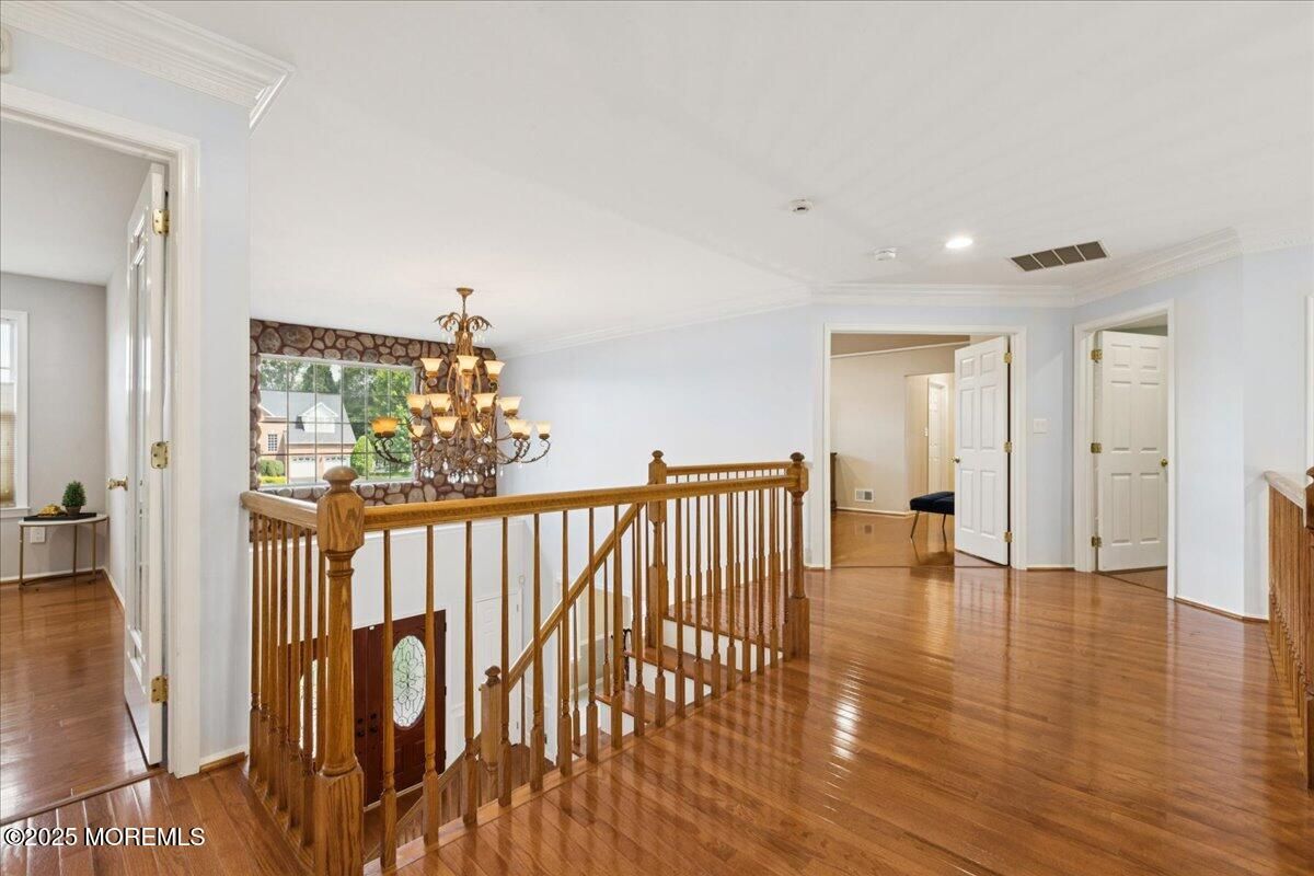 Chandelier, Interior, Recessed Lighting, Wood Texture Flooring