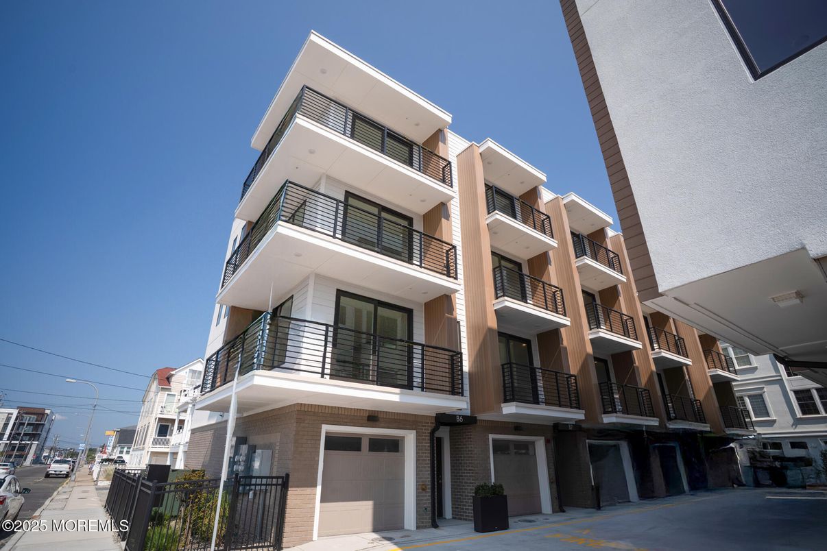 Exterior, Facade, Brick Facade, Condo Building