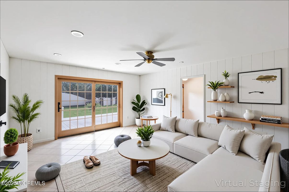 Interior, Living room, Recessed Lighting