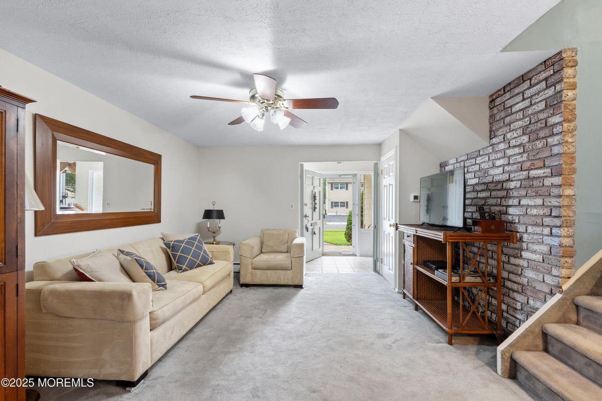 Interior, Living room, Stone Walls