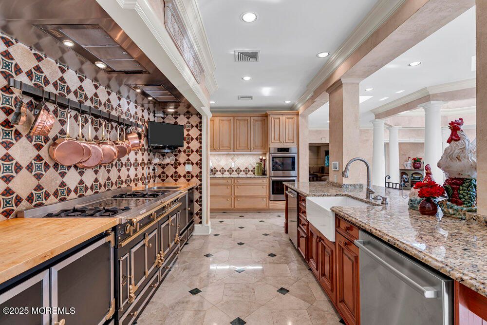 Interior, Kitchen, Recessed Lighting, Stainless Steel Appliances