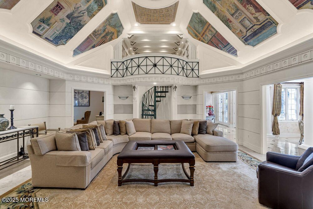 Interior, Living room, Recessed Lighting