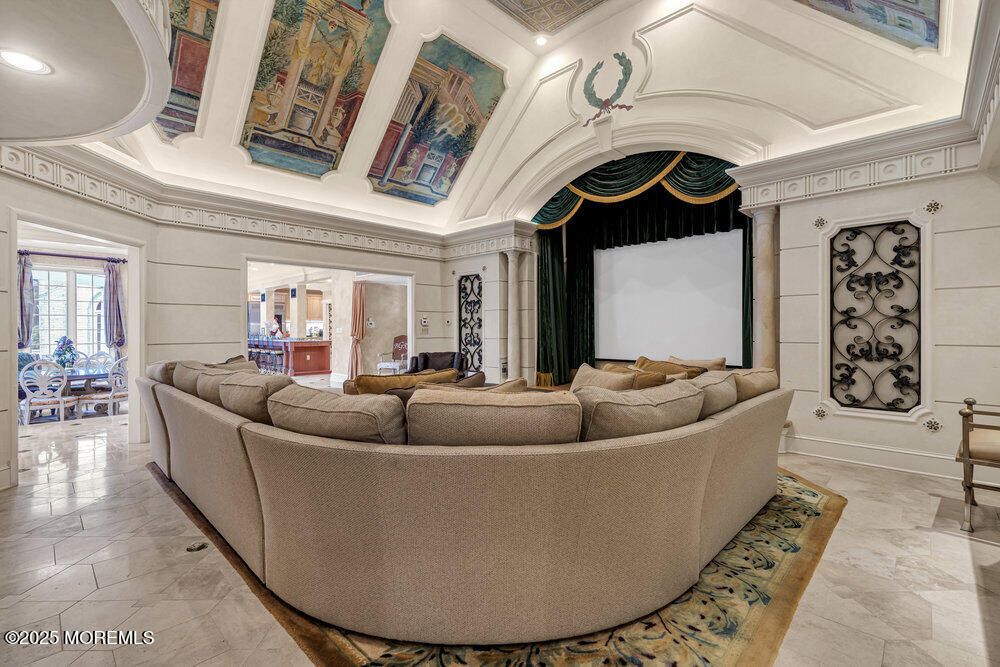 Interior, Living room, Recessed Lighting