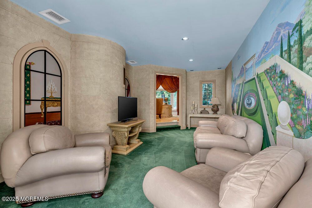 Interior, Living room, Recessed Lighting