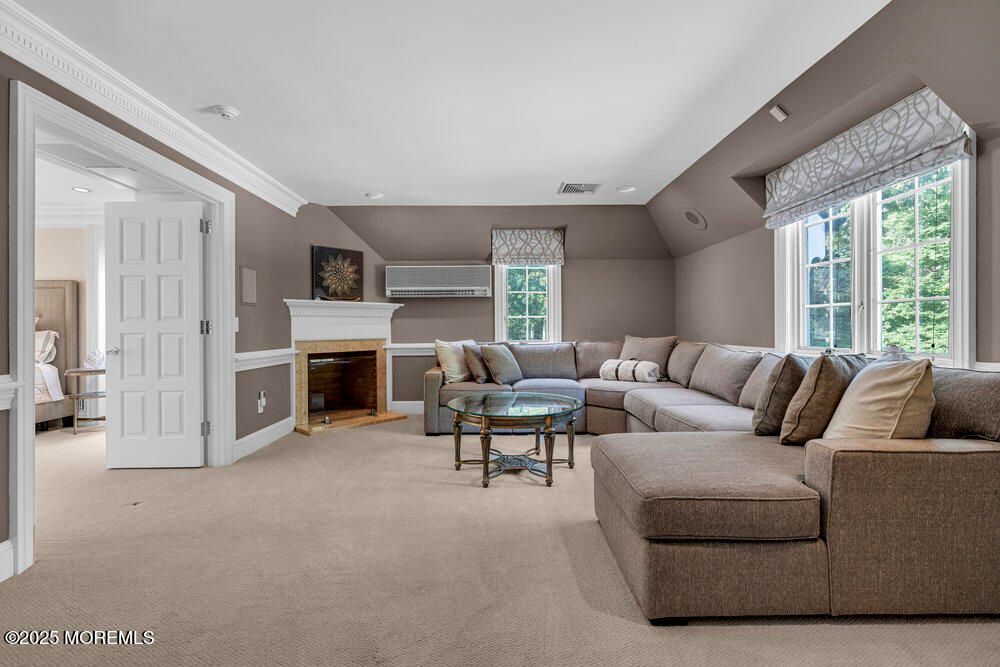Fireplace, Interior, Living room, Recessed Lighting