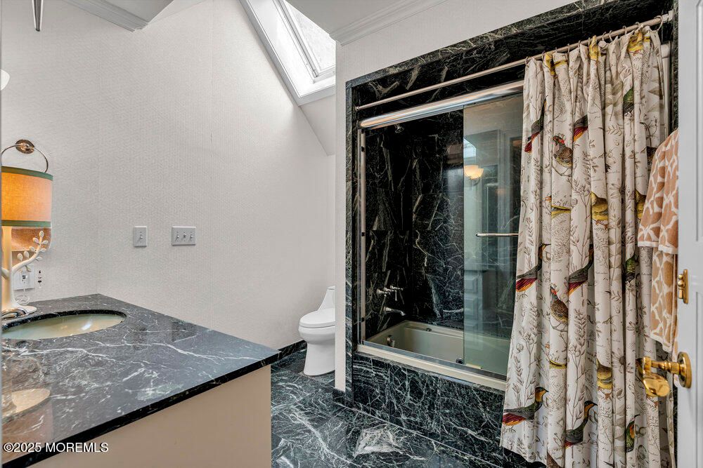 Bathroom, Glass Shower, Interior, Marble, Marble Walls