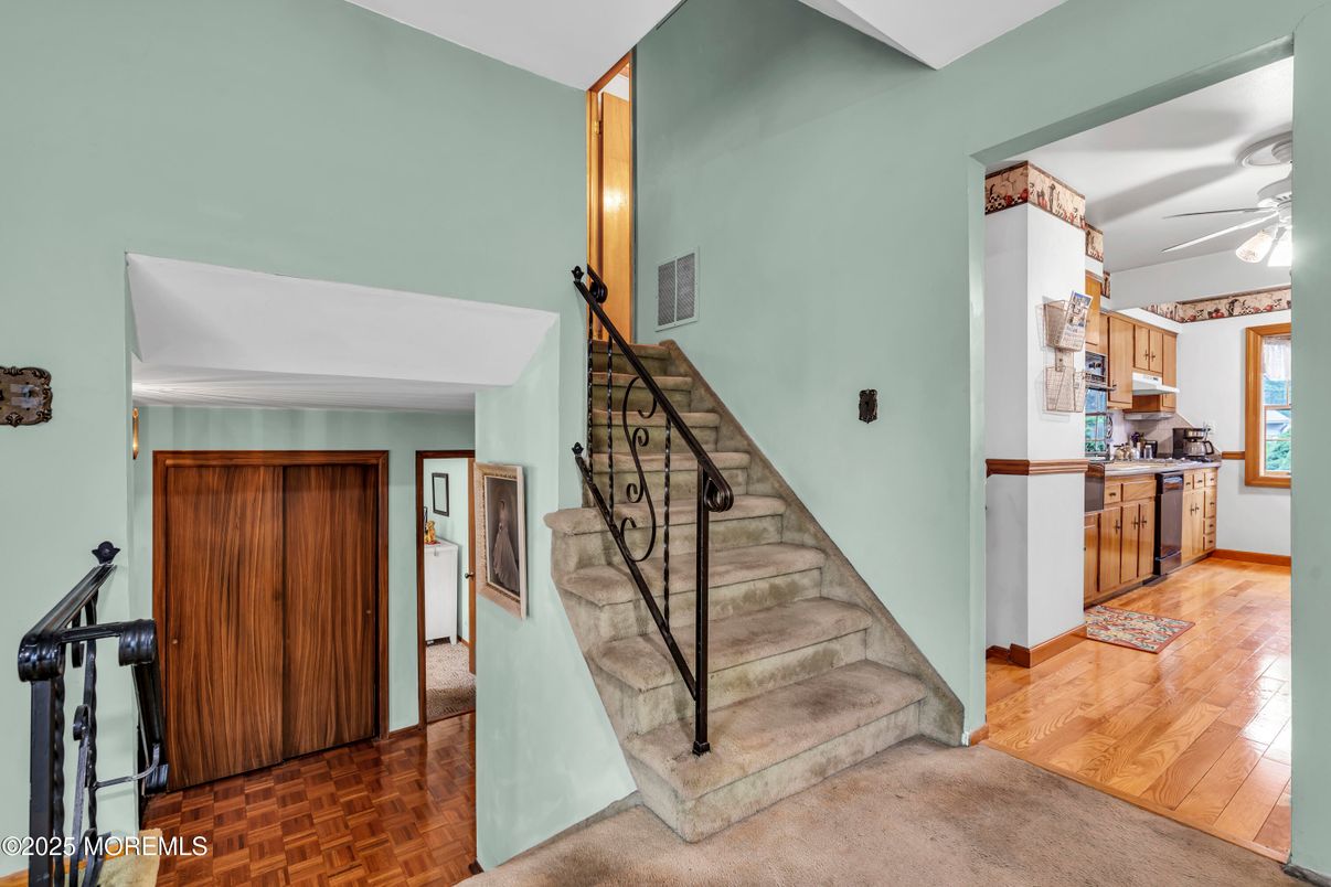 Interior, Kitchen, Wood Texture Flooring