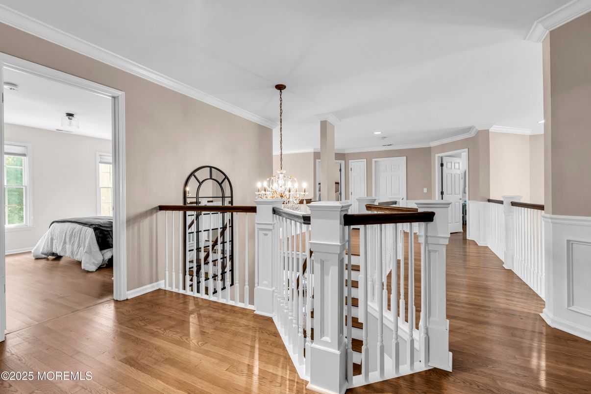 Chandelier, Interior, Recessed Lighting, Wood Texture Flooring