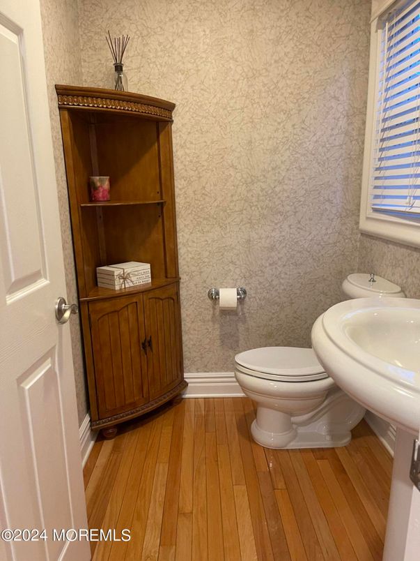 Bathroom, Interior, Wood Texture Flooring