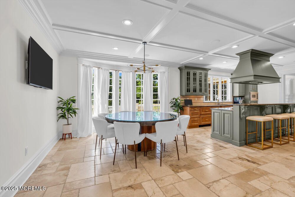 Dining room, Interior, Kitchen, Pendant Lights, Recessed Lighting