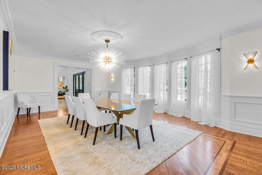 Dining room, Interior, Wood Texture Flooring