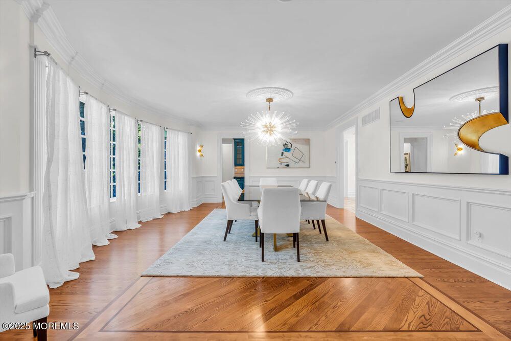 Dining room, Interior, Wood Texture Flooring