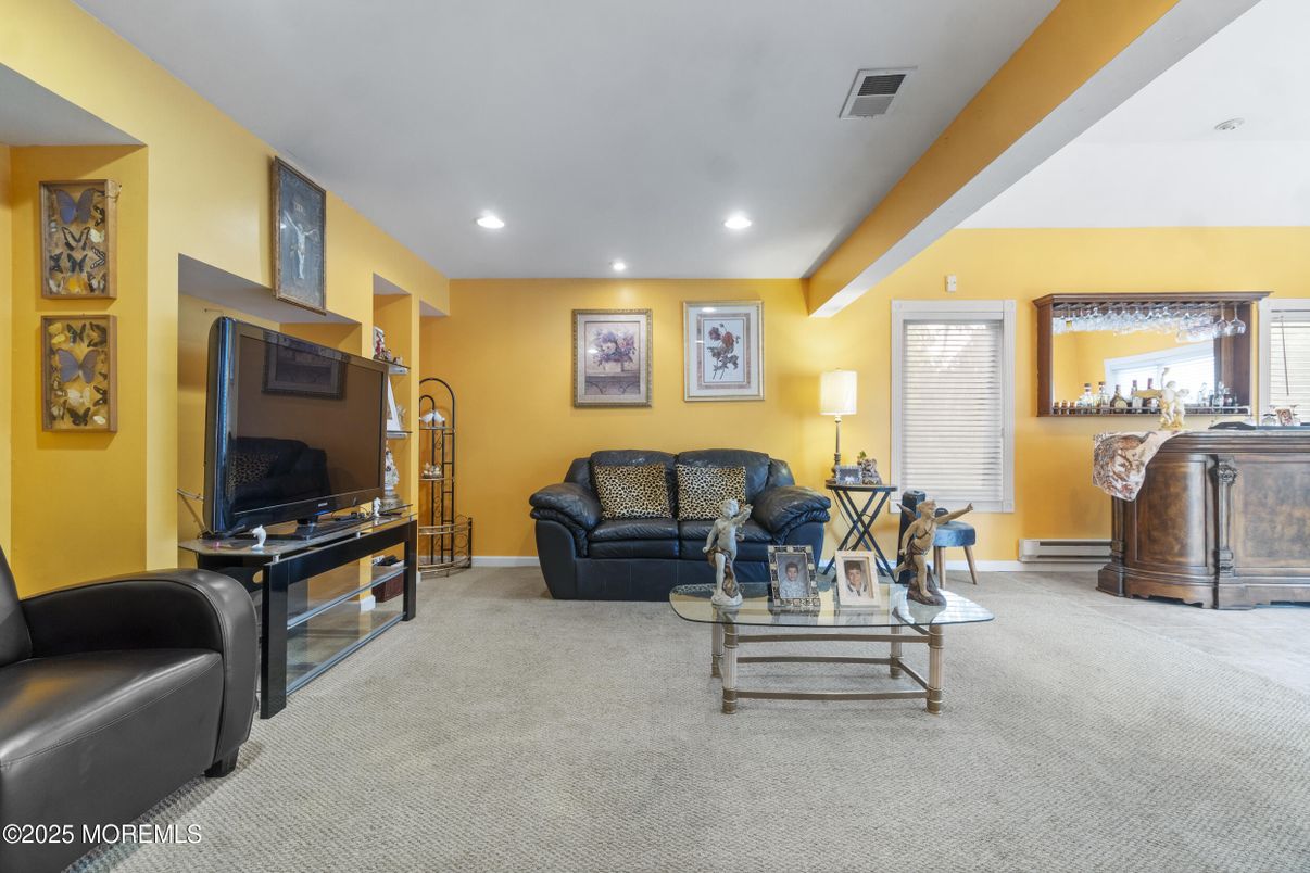 Interior, Living room, Recessed Lighting