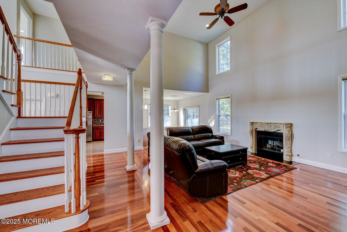 Fireplace, Interior, Living room, Wood Texture Flooring