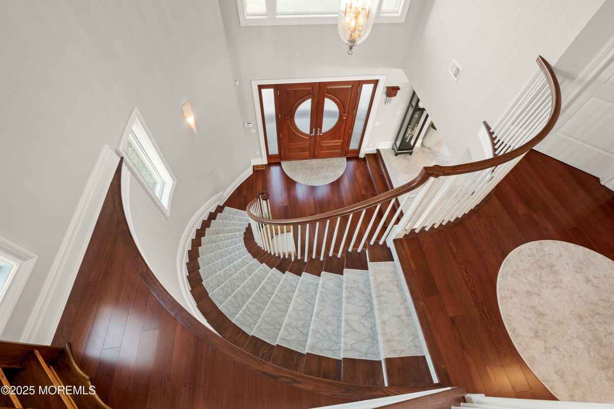 Chandelier, Interior, Wood Texture Flooring