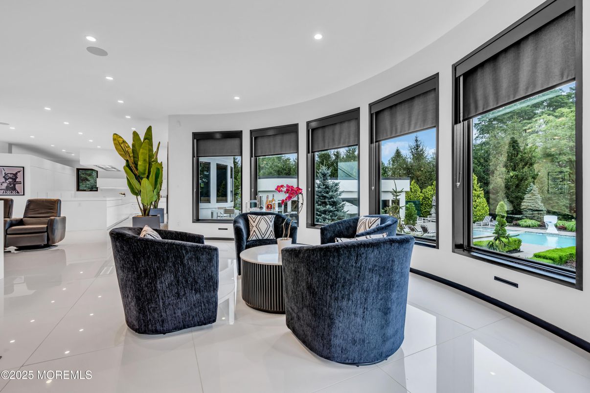 Interior, Living room, Recessed Lighting
