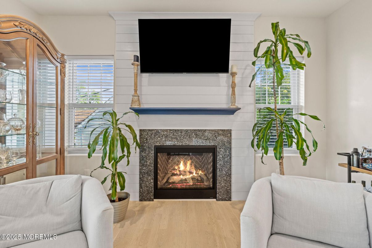 Fireplace, Interior, Wood Texture Flooring
