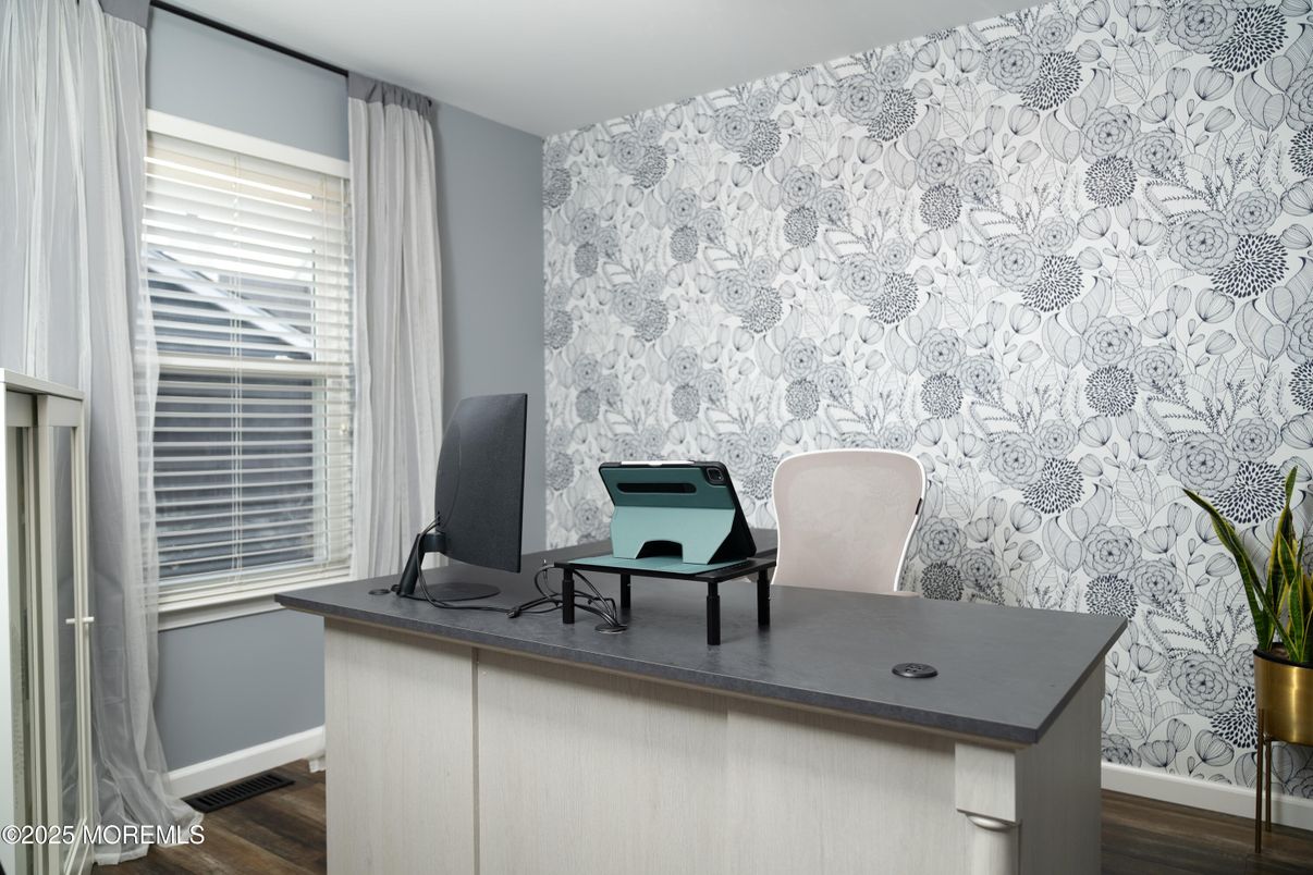 Home Office, Interior, Wood Texture Flooring