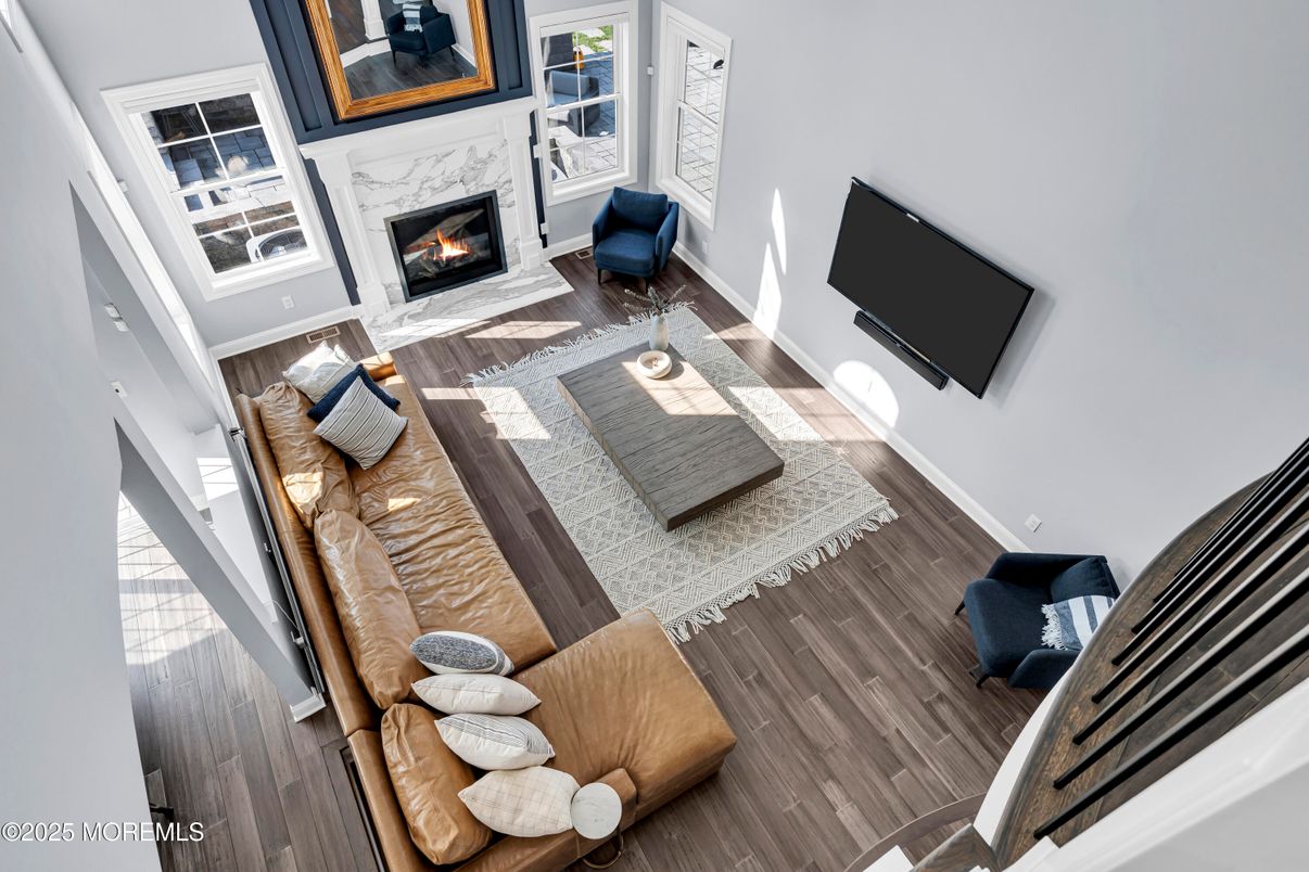Fireplace, Interior, Living room, Wood Texture Flooring